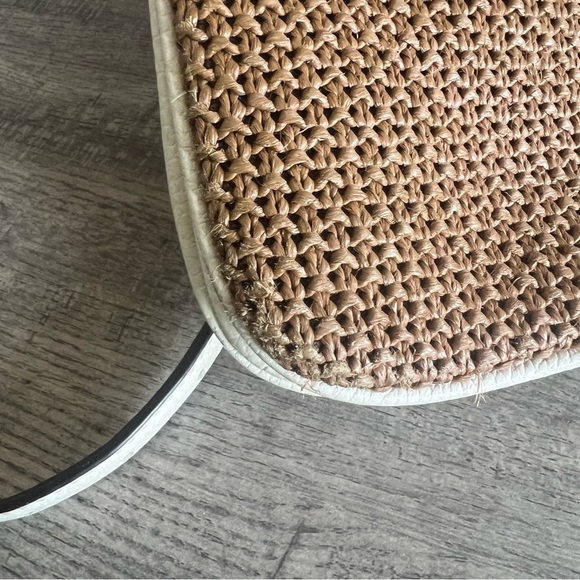 Kate Spade JACKSON Woven STRAW TRIPLE GUSSET CROSSBODY - Picture 8 of 9